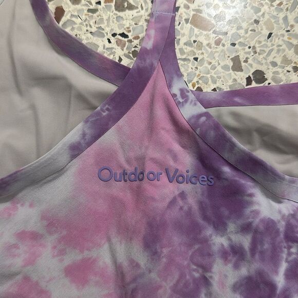 Outdoor Voices pink purple dress tennis running golf pickleball XS - Picture 4 of 6